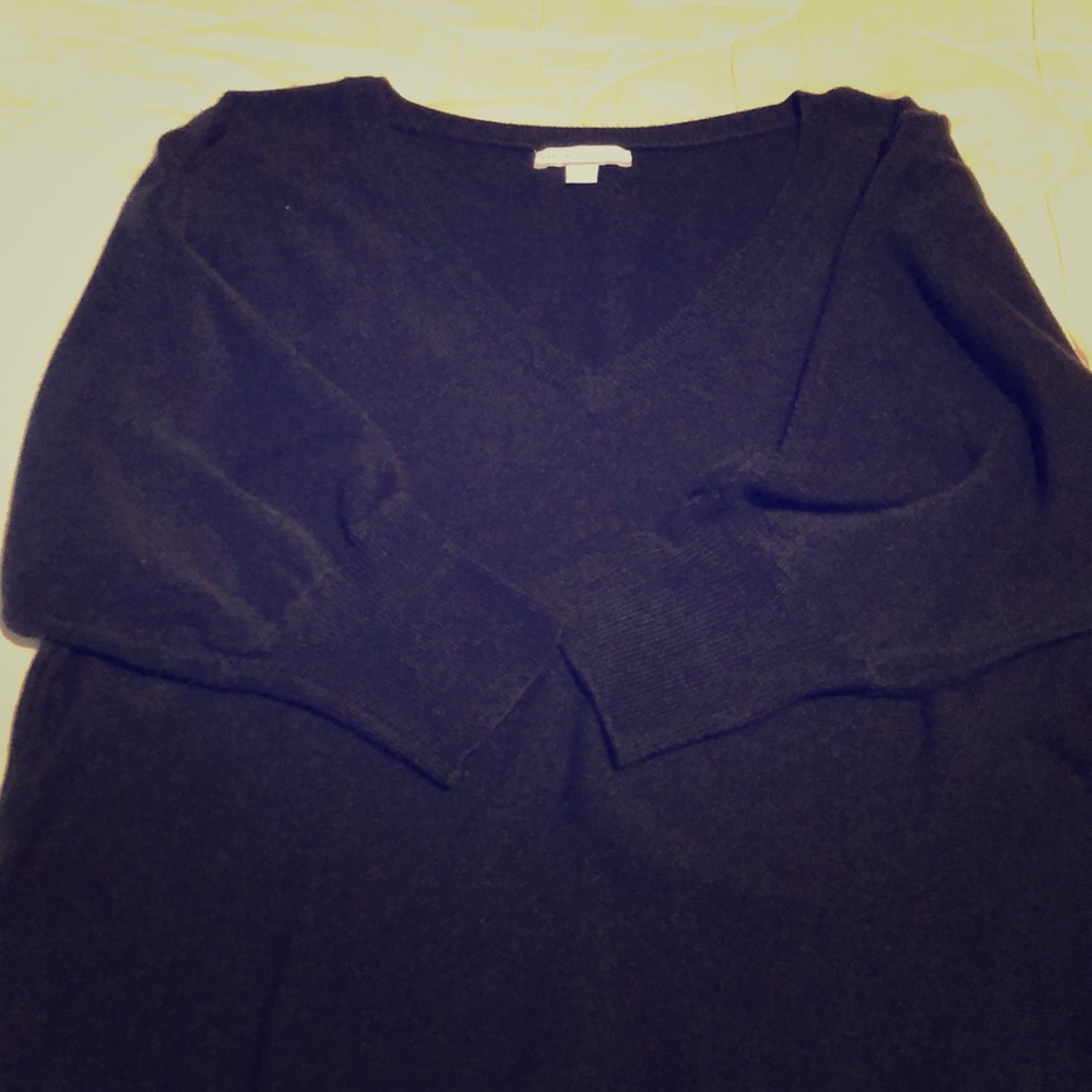 Black slouch sweater
